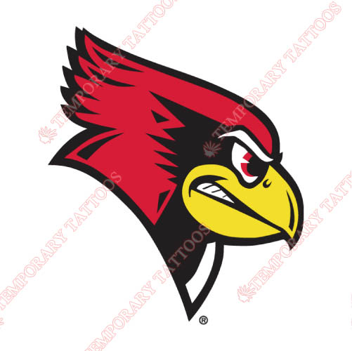 Illinois State Redbirds Customize Temporary Tattoos Stickers NO.4613